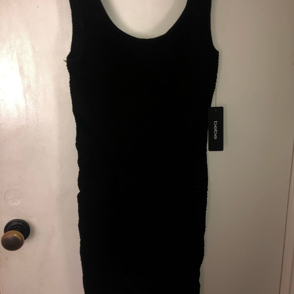 bebe Bodycon Black Dress XL
